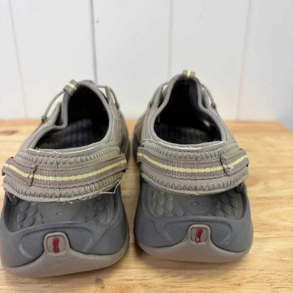 Privo by Clarks Fisherman Leather Bungee Sandals Women Size 10M Sporty Gorpcore